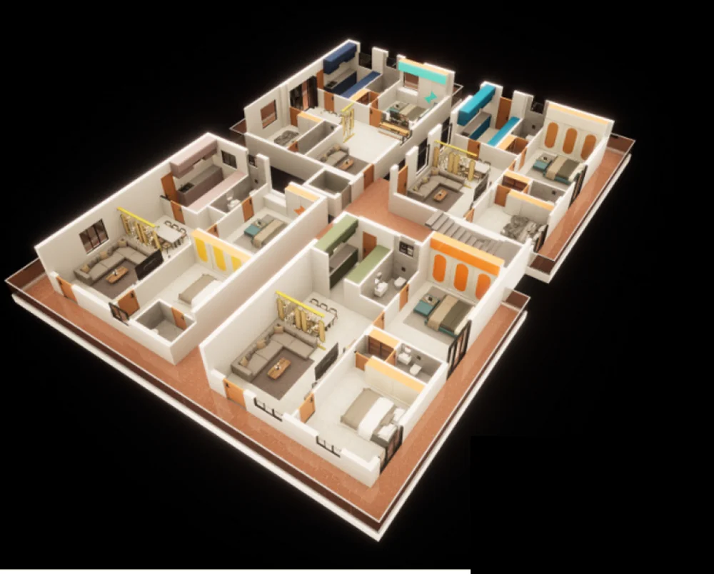 3D floor plan